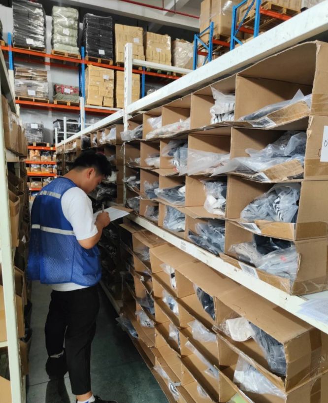 Warehouse sourcing and inspection process