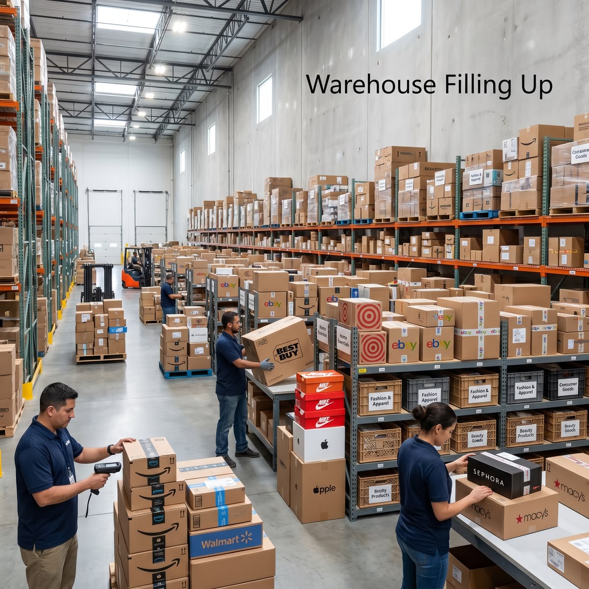 Warehouse sourcing and inspection process